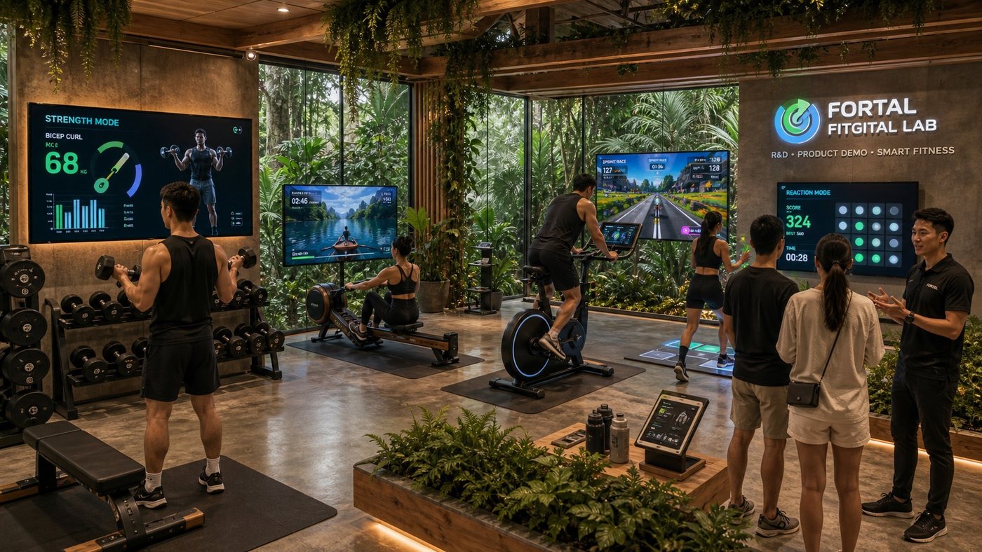 Fortal Fitgital Lab — smart fitness zone