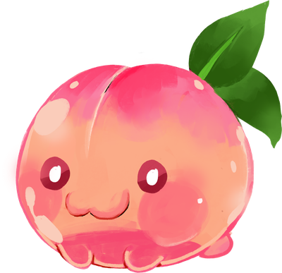 Peach slime